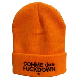 COMME Des FUCKDOWN Orange Beanie JT