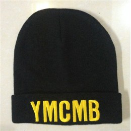 YMCMB Black Beanie SF