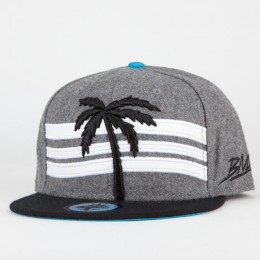 BLVD Grey Snapbacks Hat GF
