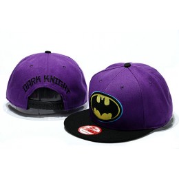 Batman Purple Snapback Hat YS 0512