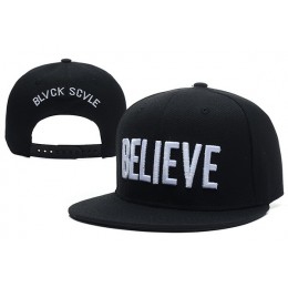 Black Scale Believe Snapback Hat XDF