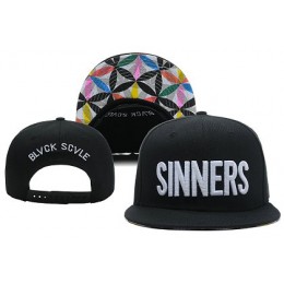 Black Scale Sinners Snapback Hat XDF