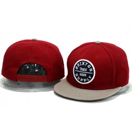 Brixton Red Snapback Hat YS 0613
