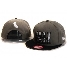 Califomia Republic Collection Grey Snapback Hat YS 2