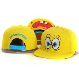Cartoon Yellow Snapback Hat YS