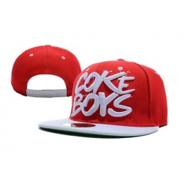 Coke Boys Red Snapbacks Hat GF