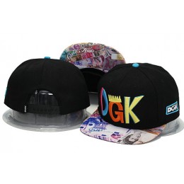 DGK Black Snapback Hat YS 0701