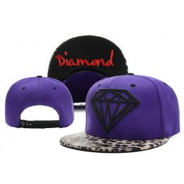 Diamond Purple Snapback Hat XDF