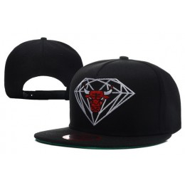 Diamond Bull Black Snapback Hat XDF2 0512