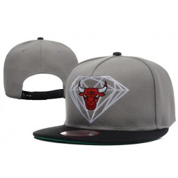 Diamond Bull Grey Snapback Hat XDF 0512