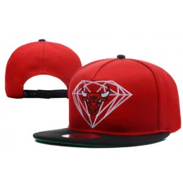 Diamond Bull Red Snapback Hat XDF 0512