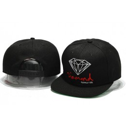 Diamond Black Snapback Hat YS 0701