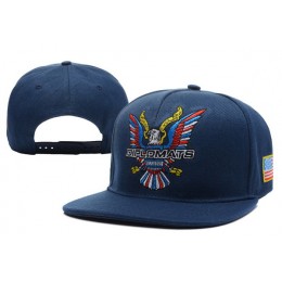 Dipset U.S.A Diplomats Eagle Logo Blue Snapback Hat XDF 0512