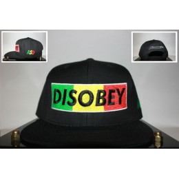 Disobey Black Snapback Hat GF