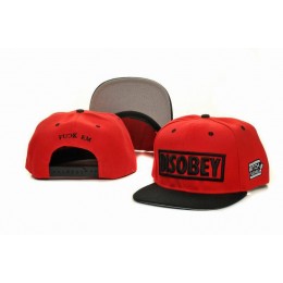 Disobey Red Snapback Hat GF 1