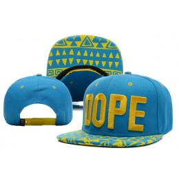 Dope Retro Blue Snapback Hat XDF 1 0528