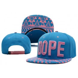 Dope Retro Blue Snapback Hat XDF 0528