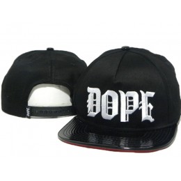 Dope Black Snapback Hat DD 0701