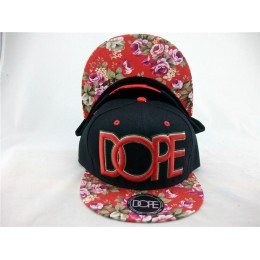 Dope Black Snapback Hat JT3 0512