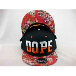Dope Black Snapback Hat JT4 0512