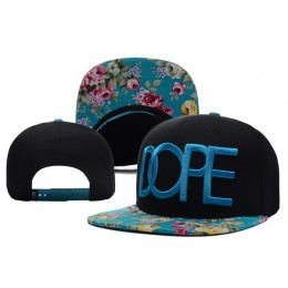 Dope Floral Black Snapback Hat XDF1 0512