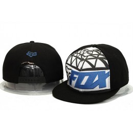 FOX Black Snapback Hat YS 0613
