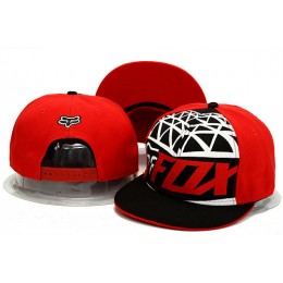 FOX Red Snapback Hat YS 0613