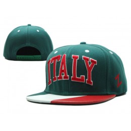 ITALY Green Snapbacks Hat SF