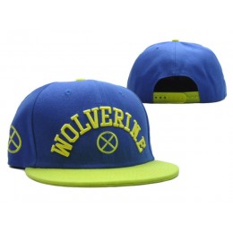 Wolverine Blue Snapback Hat SF