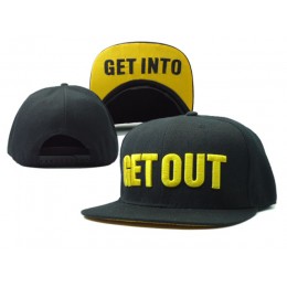 GET OUT Snapback Hat SF 3