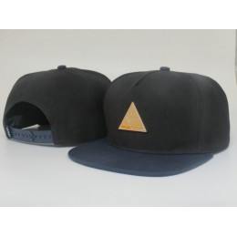 HUF Black Snapback Hat LS 1