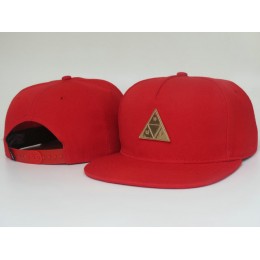 HUF Red Snapback Hat LS 2
