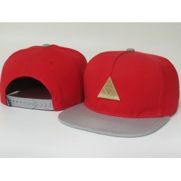 HUF Red Snapback Hat LS