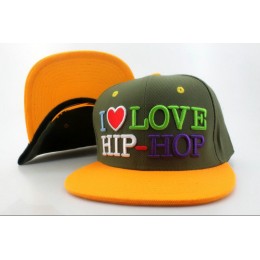 I Love HIP-HOP Snapback Hat QH