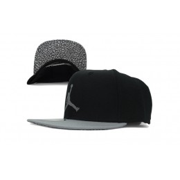 Jordan Black Snapback Hat GF 1 0721