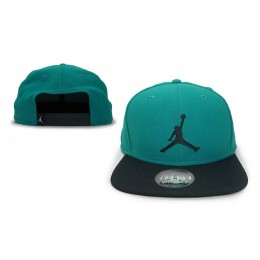 Jordan Green Snapback Hat GF 0721