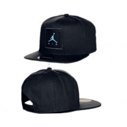 Jordan Black Snapback Hat GF 0512