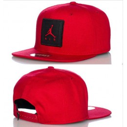Jordan Red Snapback Hat GF 0512