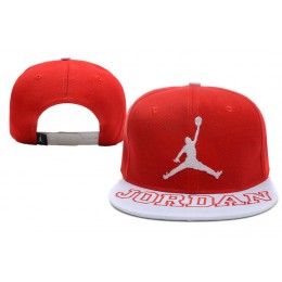 Jordan Red Snapback Hat XDF 0512