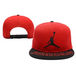 Jordan Red Snapback Hat XDF1 0512
