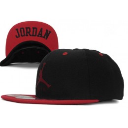 Jordan Black Snapback Hat GF 3