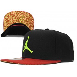 Jordan Black Snapback Hat GF 5