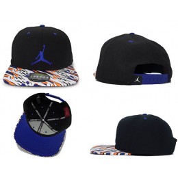 Jordan Black Snapback Hat GF 7