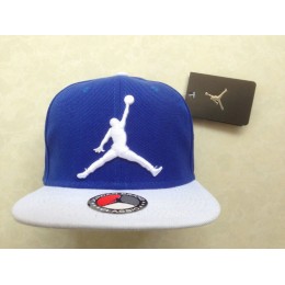 Jordan Blue Snapback Hat GF 1
