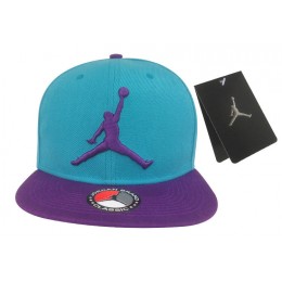 Jordan Blue Snapback Hat GF 2