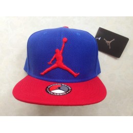 Jordan Blue Snapback Hat GF 3