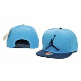 Jordan Blue Snapback Hat GF 4