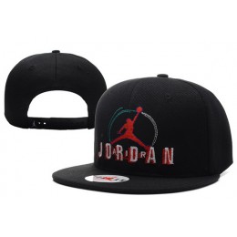 Jordan Retro 8 Jumpman Black Snapback Hat XDF 0613