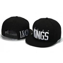 Last Kings Black Snapback Hat YS 0606