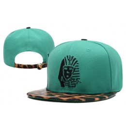 Last Kings Leopard Green Snapback Hat XDF 0617